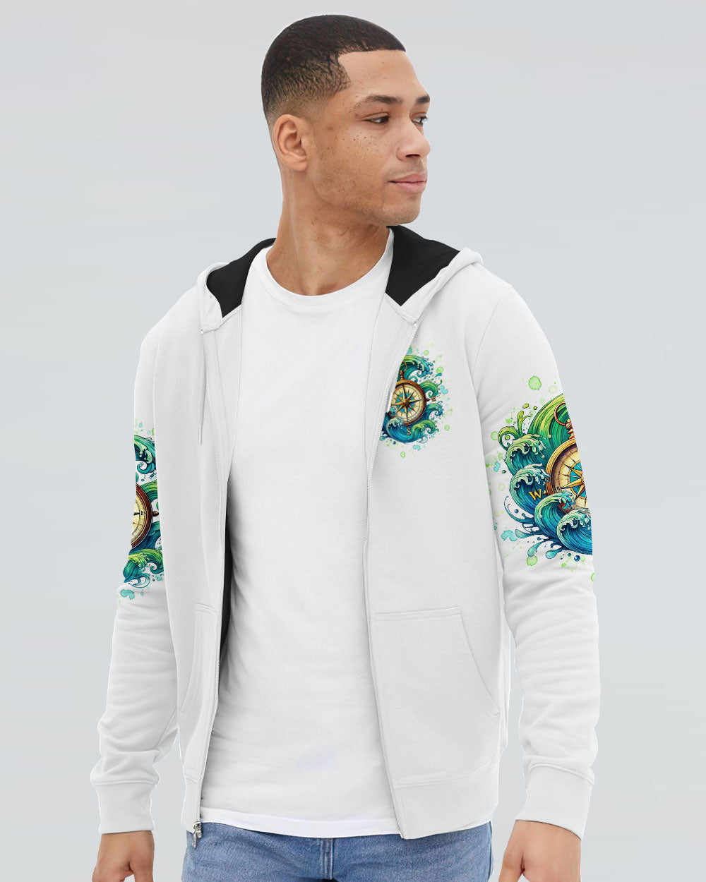 NOT ALL WHO WANDER ARE LOST COMPASS ALL OVER PRINT - TLTW3107243