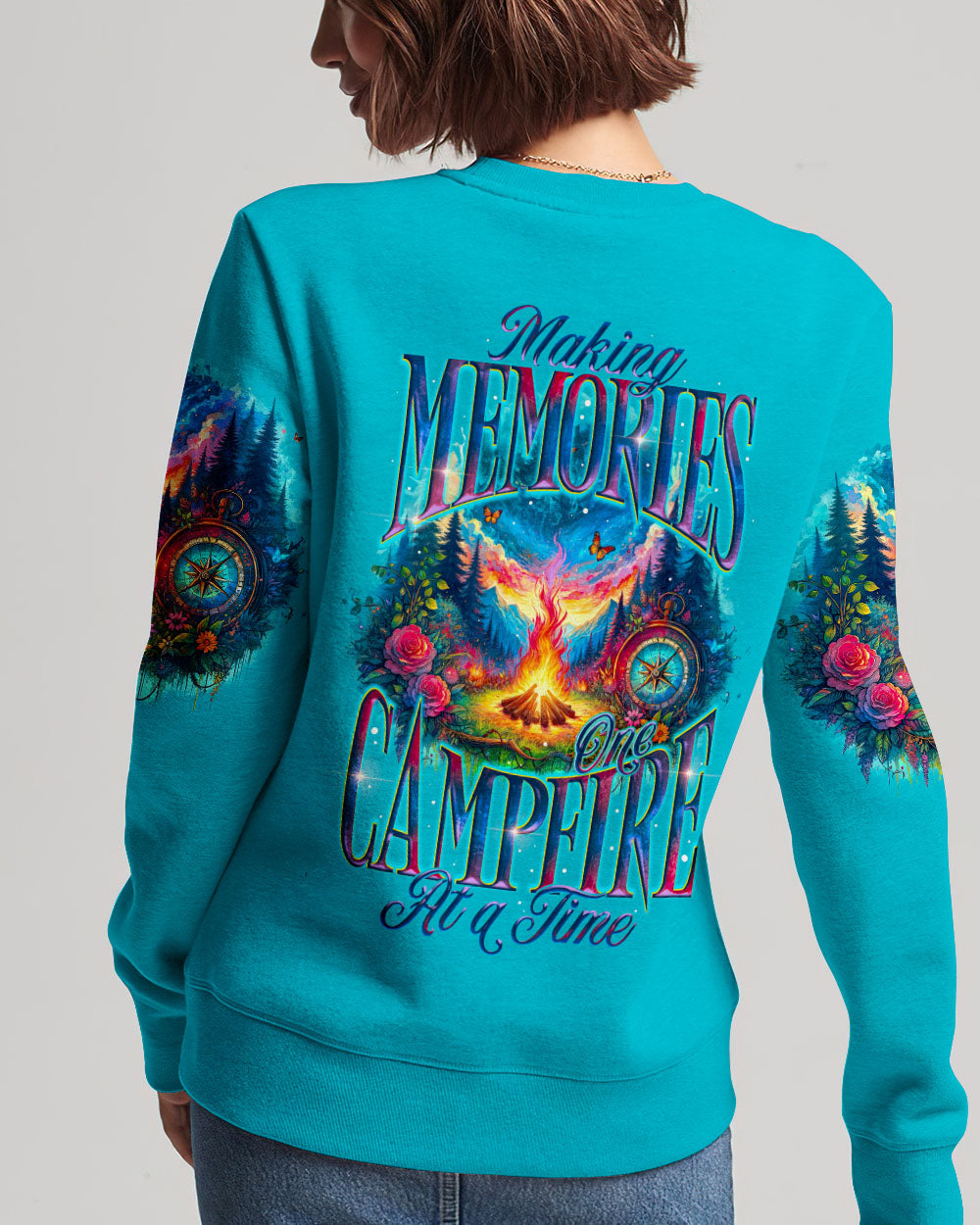 MAKING MEMORIES ONE CAMPFIRE AT A TIME ALL OVER PRINT - TY2604242