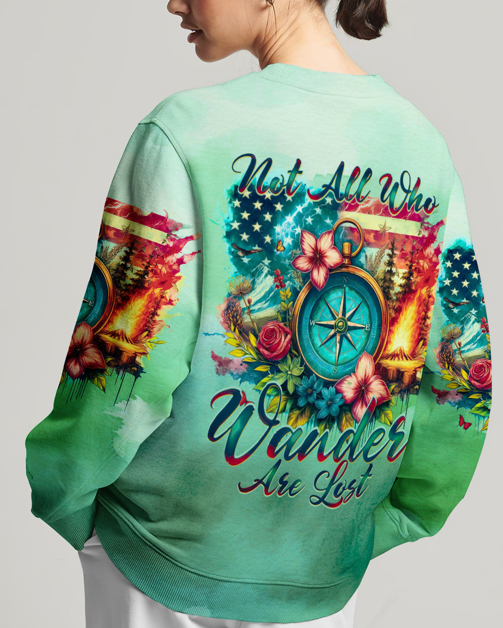 NOT ALL WHO WANDER ARE LOST ALL OVER PRINT - TY2604243