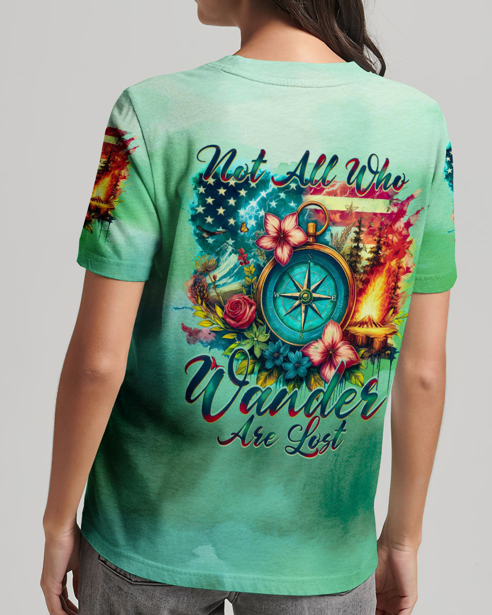 NOT ALL WHO WANDER ARE LOST ALL OVER PRINT - TY2604243