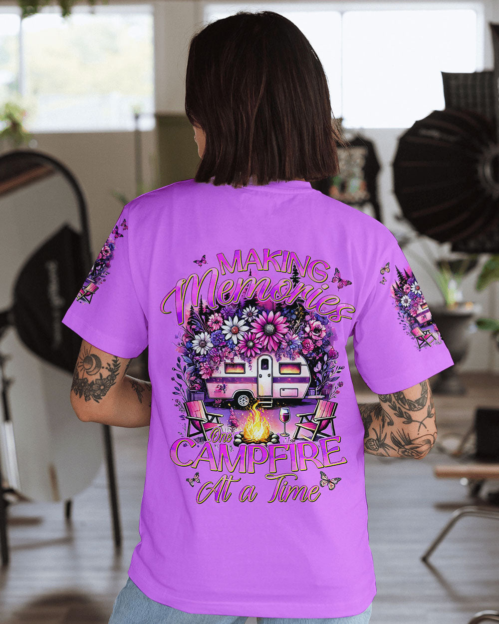 MAKING MEMORIES ONE CAMPFIRE AT A TIME ALL OVER PRINT - TYHI0407241