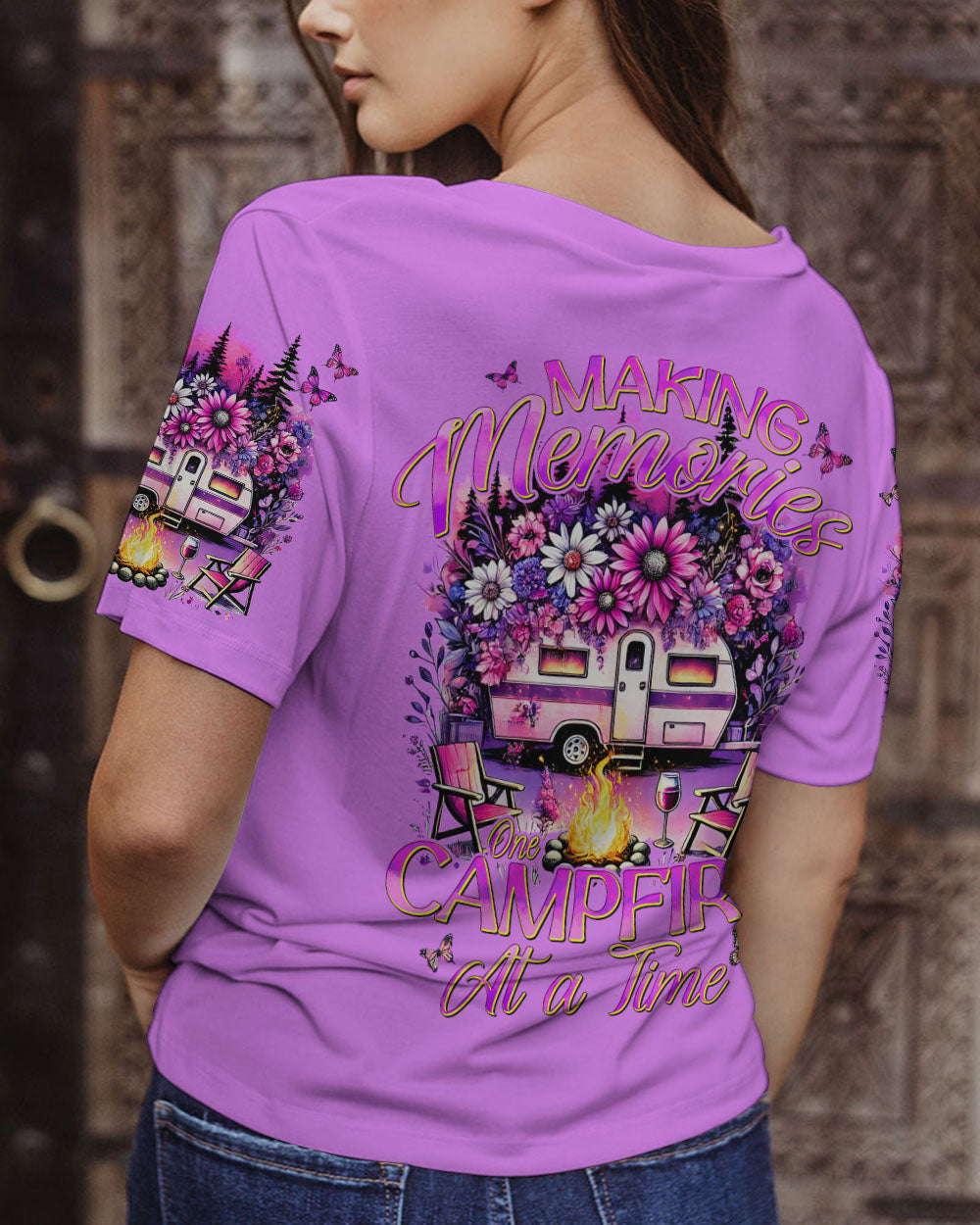 MAKING MEMORIES ONE CAMPFIRE AT A TIME ALL OVER PRINT - TYHI0407241