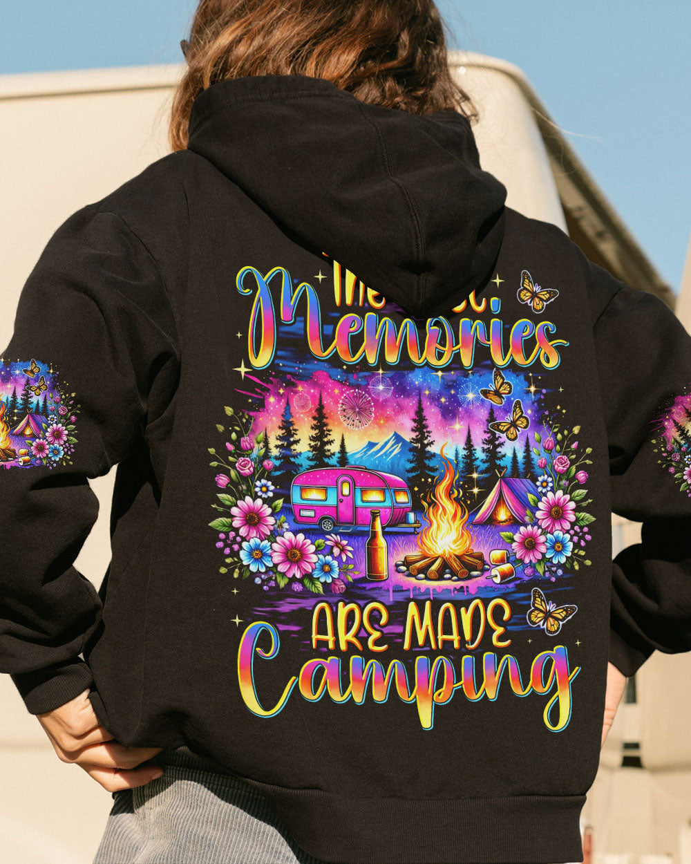 THE BEST MEMORIES ARE MADE CAMPING ALL OVER PRINT - TYHI1907243