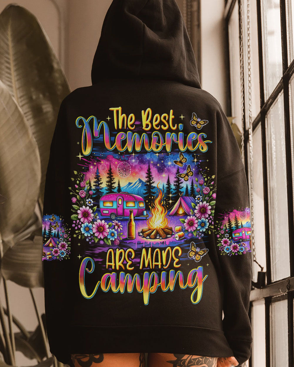 THE BEST MEMORIES ARE MADE CAMPING ALL OVER PRINT - TYHI1907243