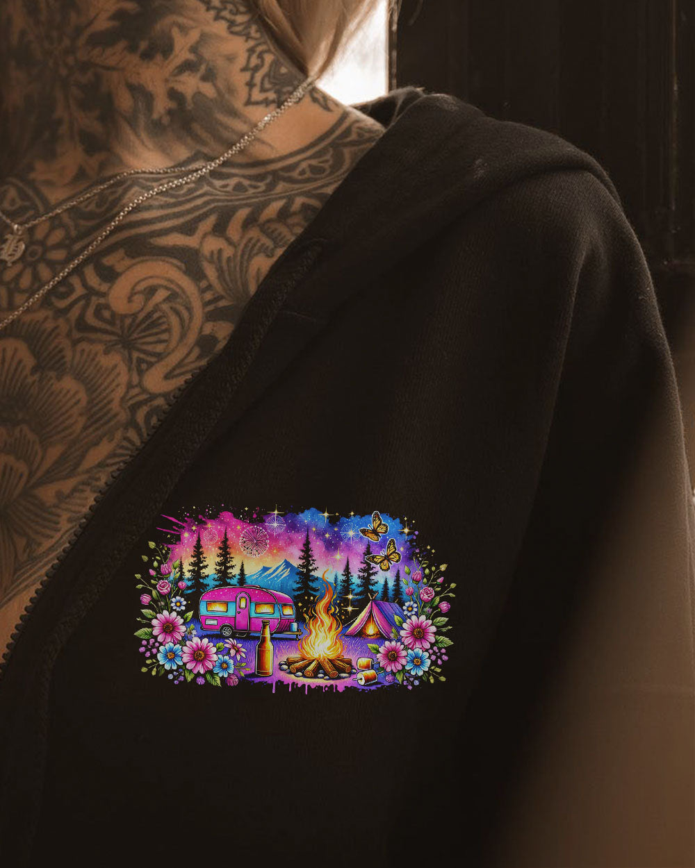 THE BEST MEMORIES ARE MADE CAMPING ALL OVER PRINT - TYHI1907243