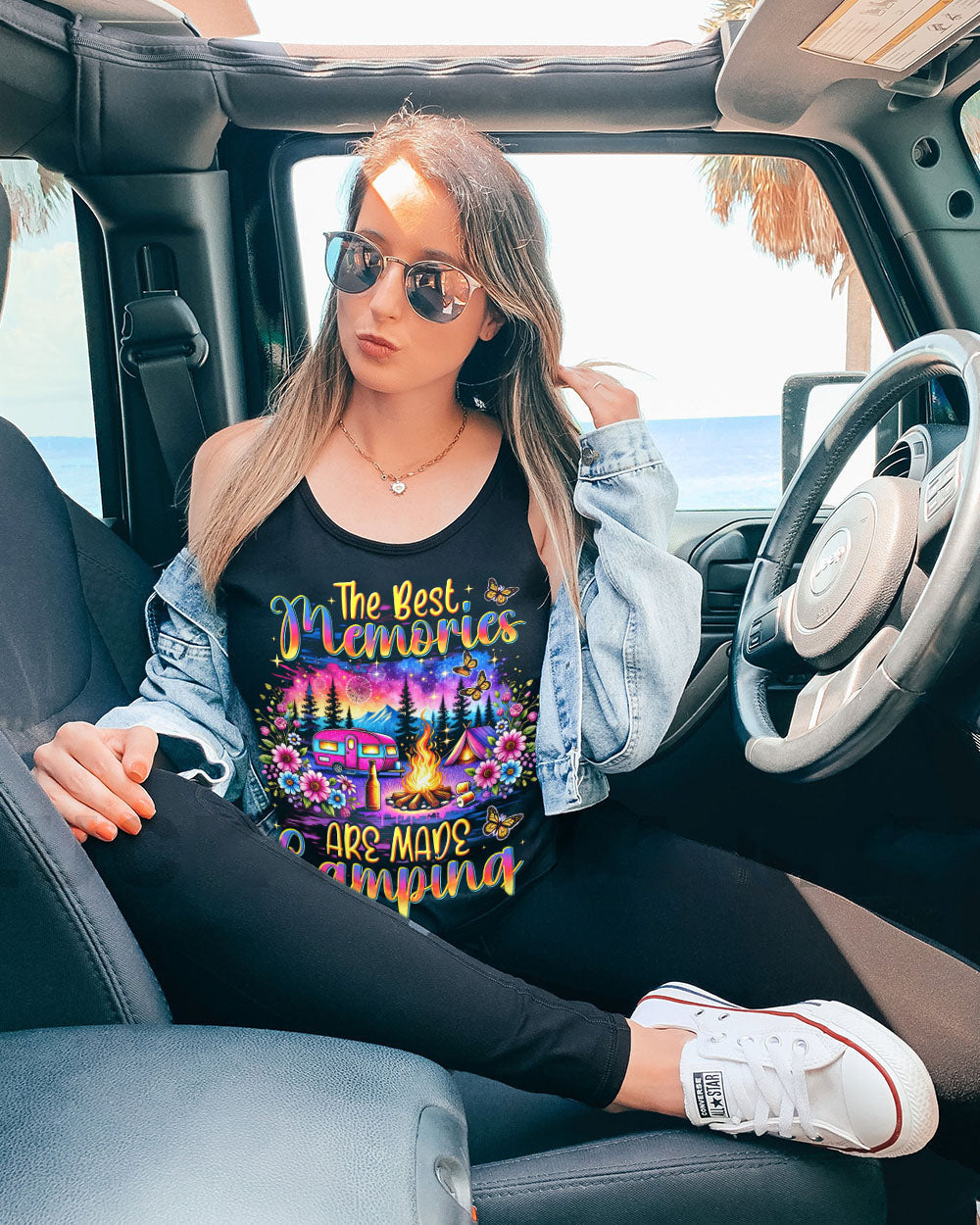 THE BEST MEMORIES ARE MADE CAMPING ALL OVER PRINT - TYHI1907243