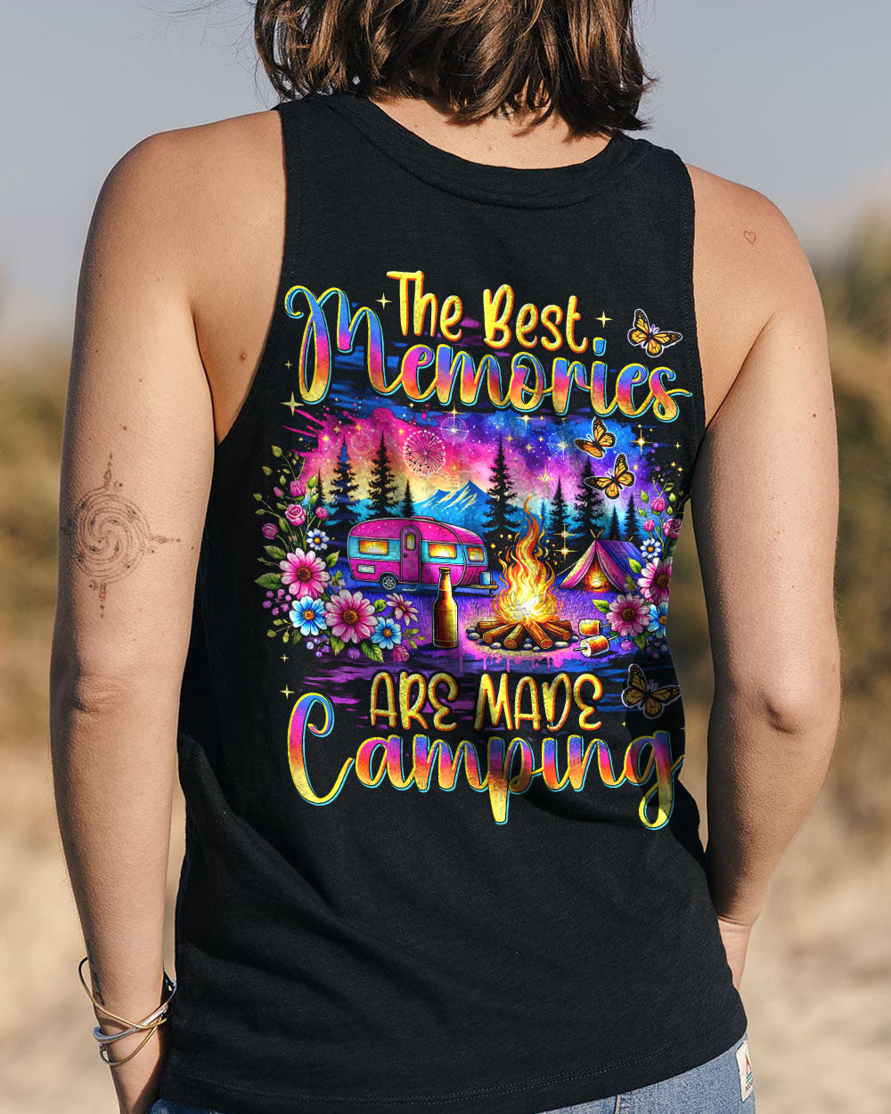 THE BEST MEMORIES ARE MADE CAMPING ALL OVER PRINT - TYHI1907243