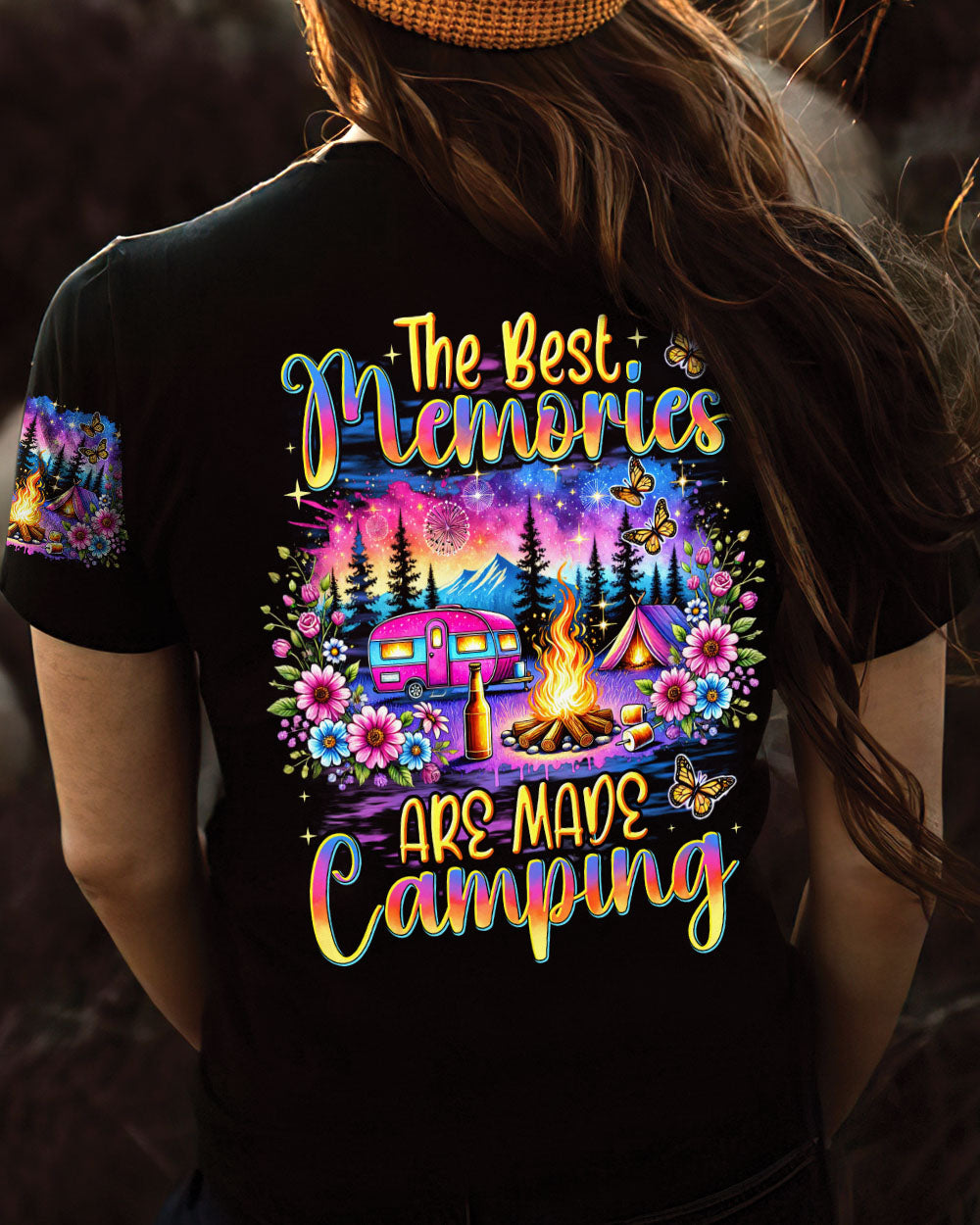 THE BEST MEMORIES ARE MADE CAMPING ALL OVER PRINT - TYHI1907243