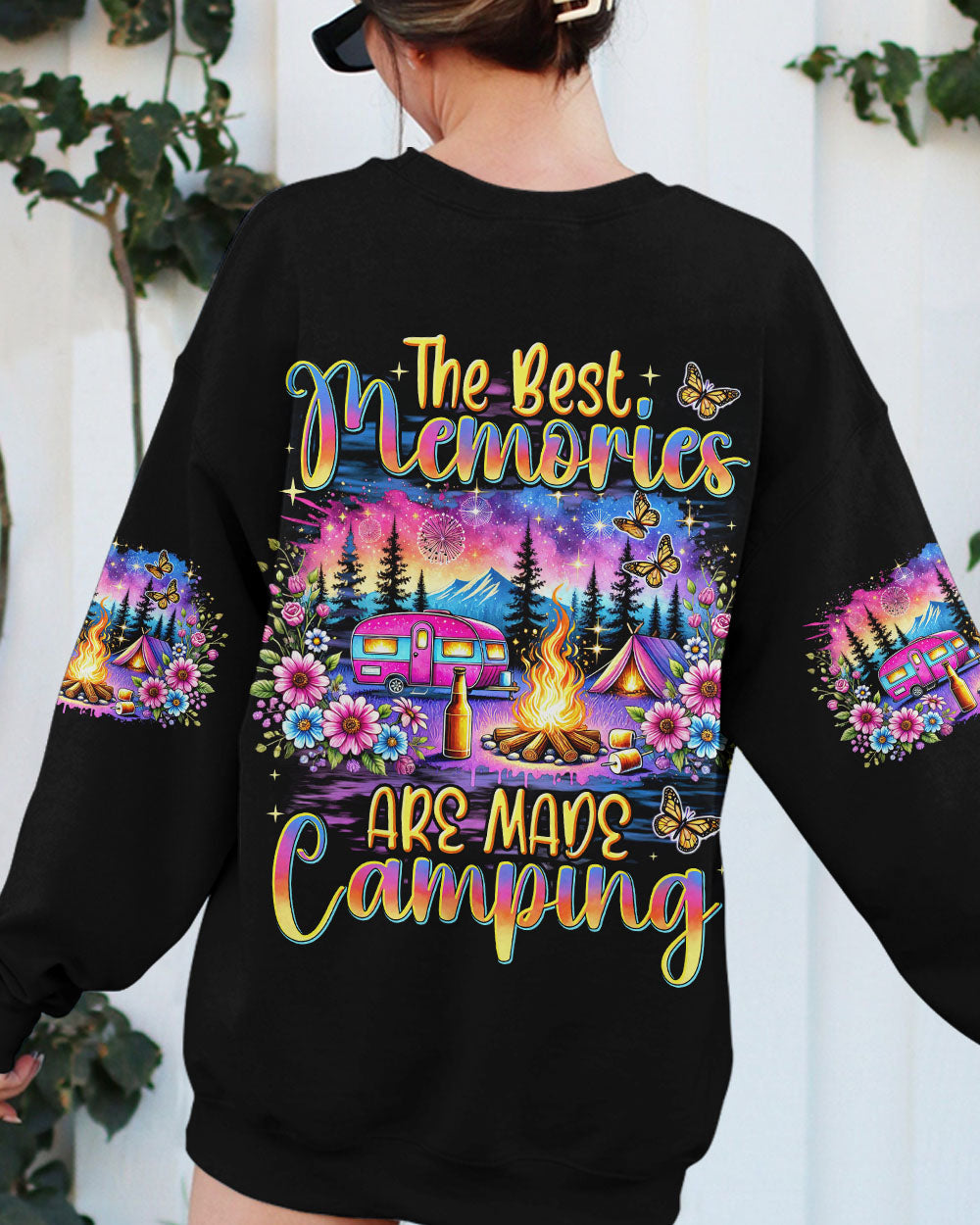 THE BEST MEMORIES ARE MADE CAMPING ALL OVER PRINT - TYHI1907243