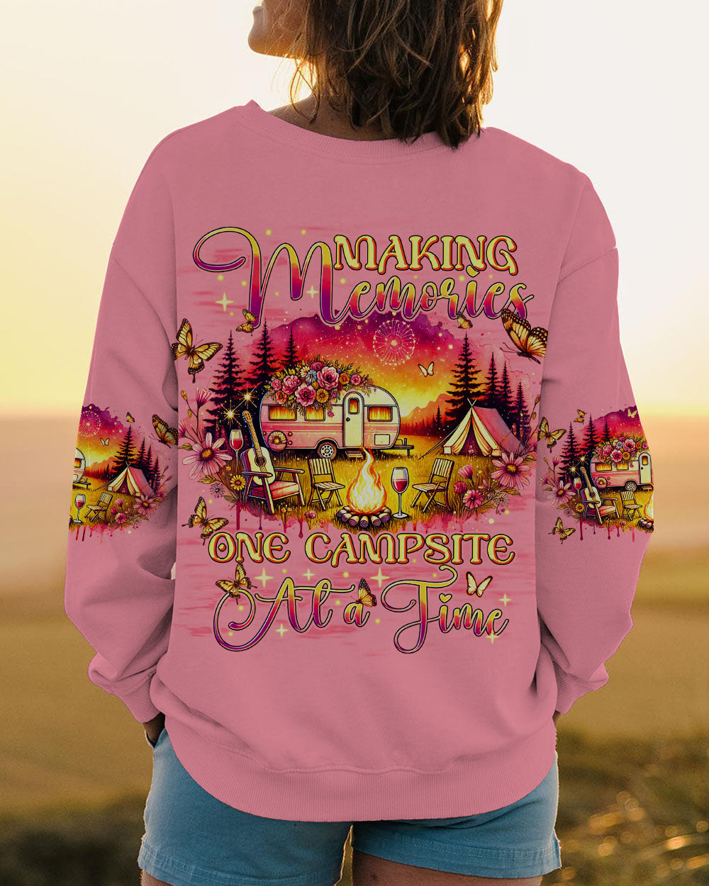 MAKING MEMORIES ONE CAMPSITE AT A TIME ALL OVER PRINT - TYHI2406242