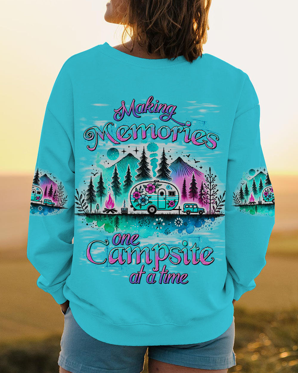 MAKING MEMORIES ONE CAMPSITE AT A TIME ALL OVER PRINT - TYHI2707242