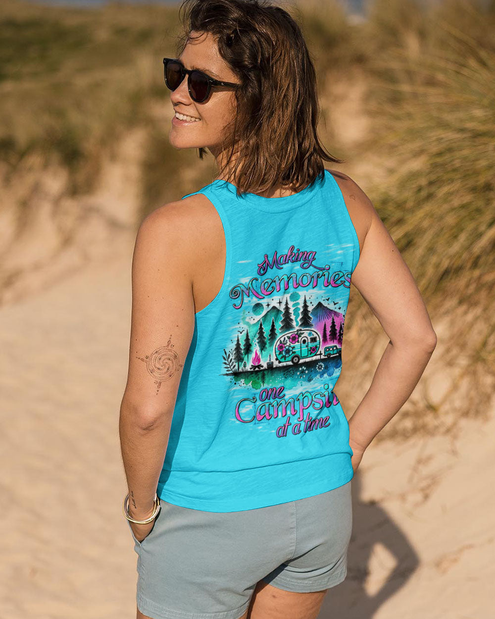 MAKING MEMORIES ONE CAMPSITE AT A TIME ALL OVER PRINT - TYHI2707242