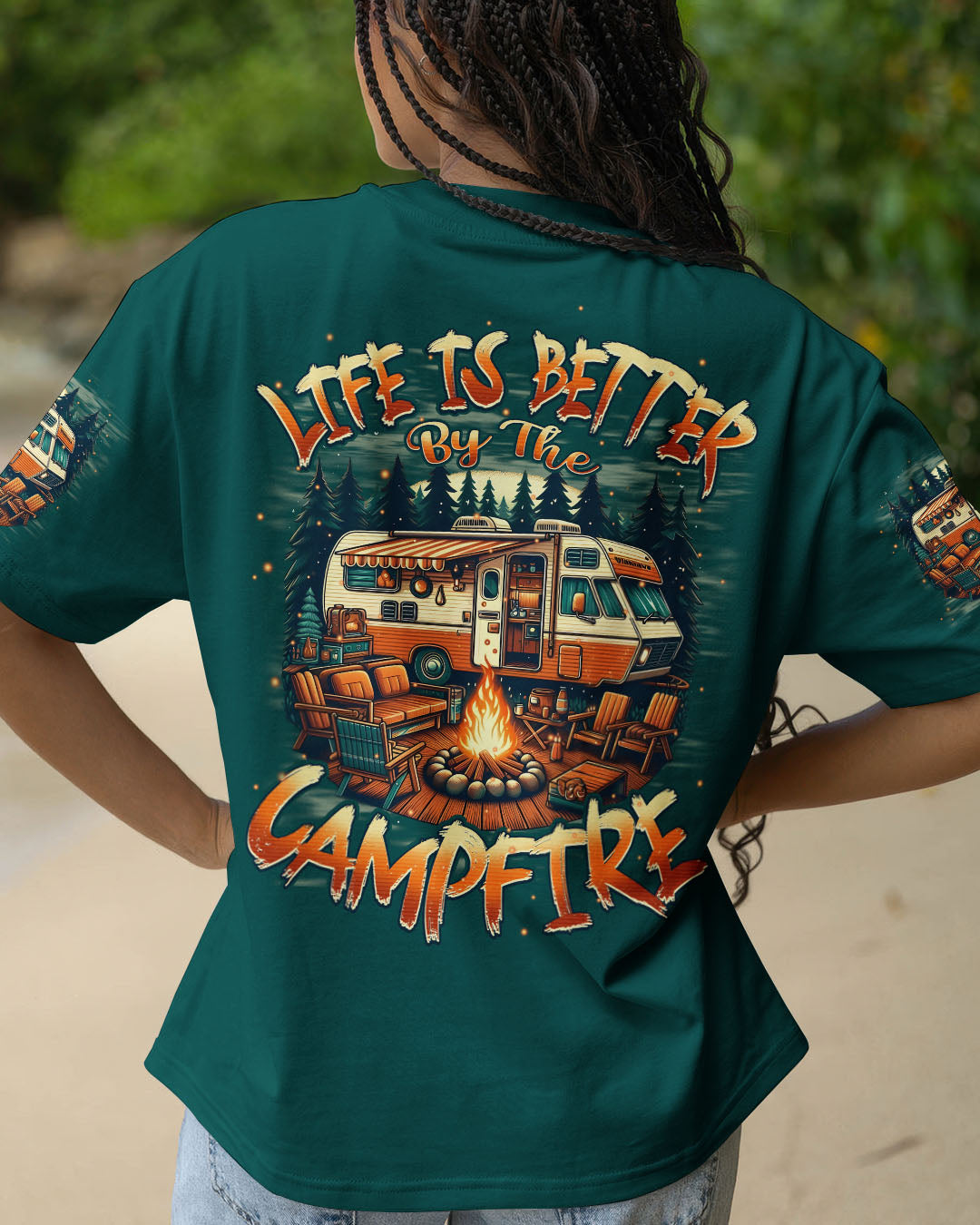 LIFE IS BETTER BY THE CAMPFIRE ALL OVER PRINT - TYPQ0508251
