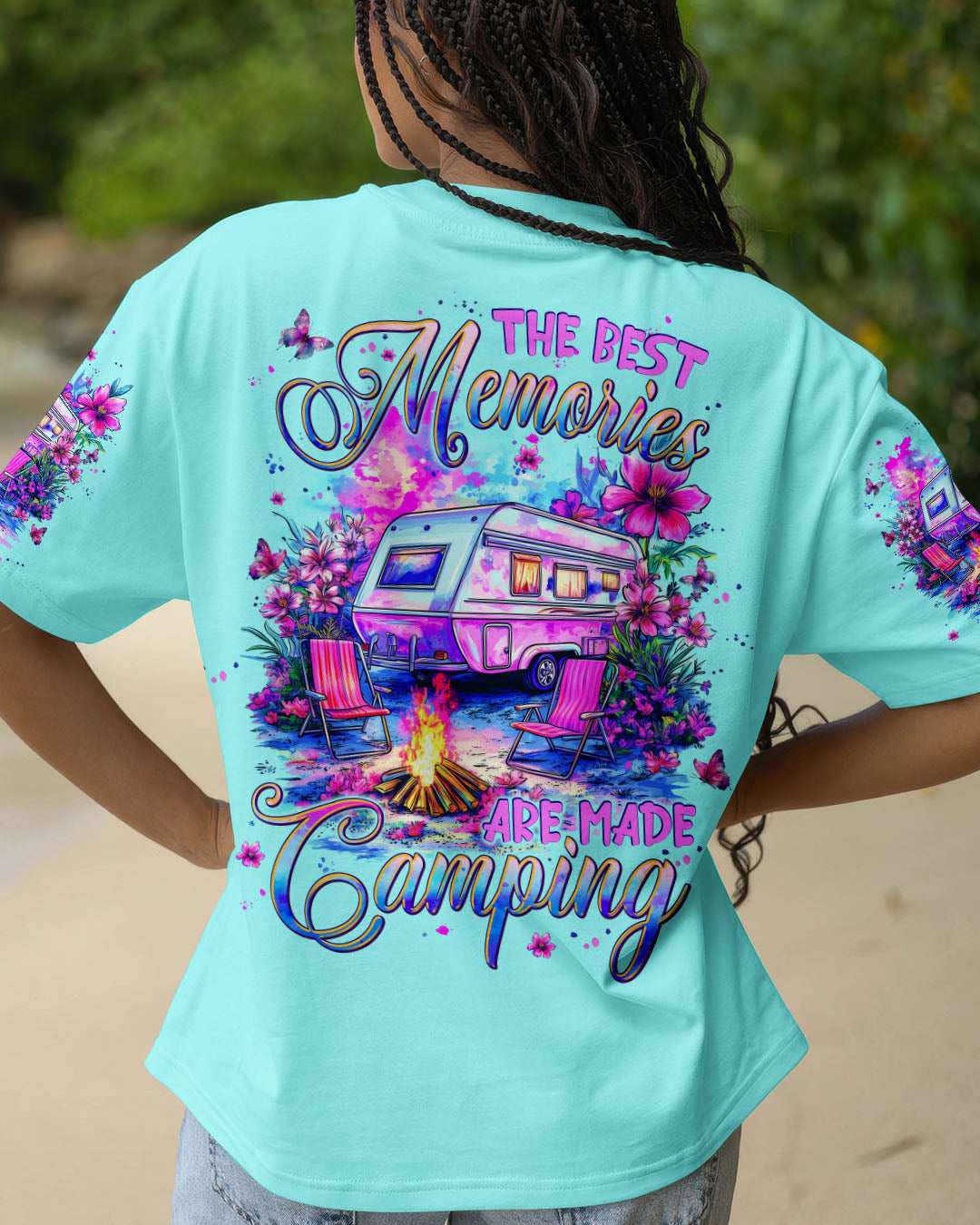 THE BEST MEMORIES ARE MADE CAMPING ALL OVER PRINT - TYPQ1106253
