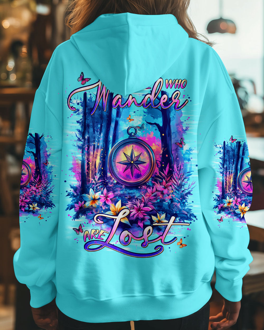 NOT ALL WHO WANDER ARE LOST COMPASS ALL OVER PRINT - TYPQ1606253