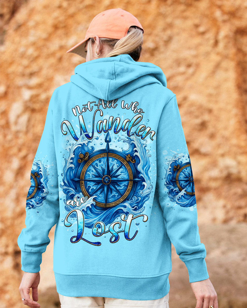 NOT ALL WHO WANDER ARE LOST COMPASS ALL OVER PRINT - TYPQ1807252