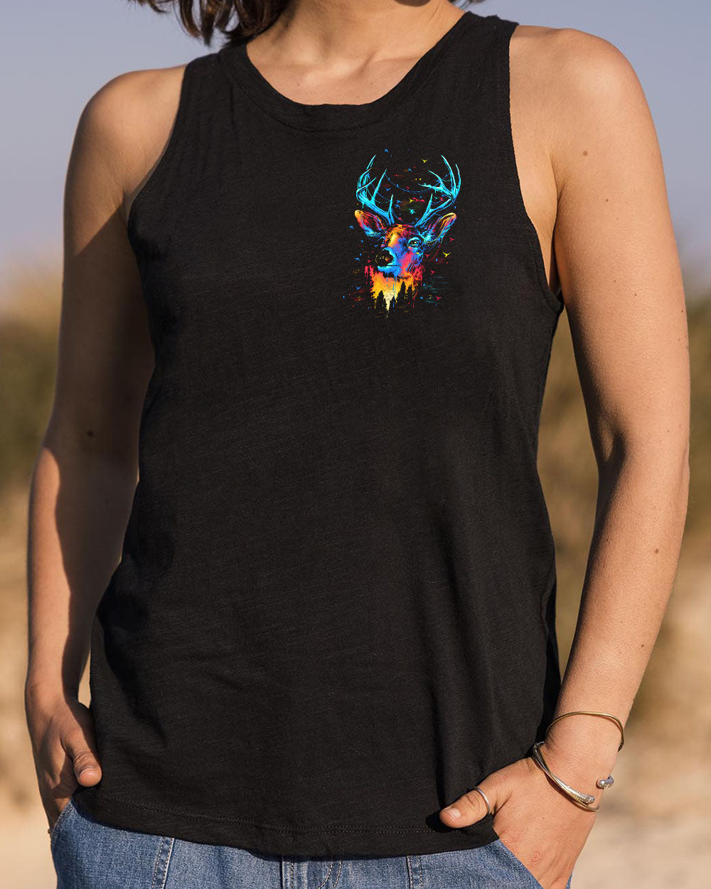 AND INTO THE FOREST I GO DEER ALL OVER PRINT - TYPQ1908253