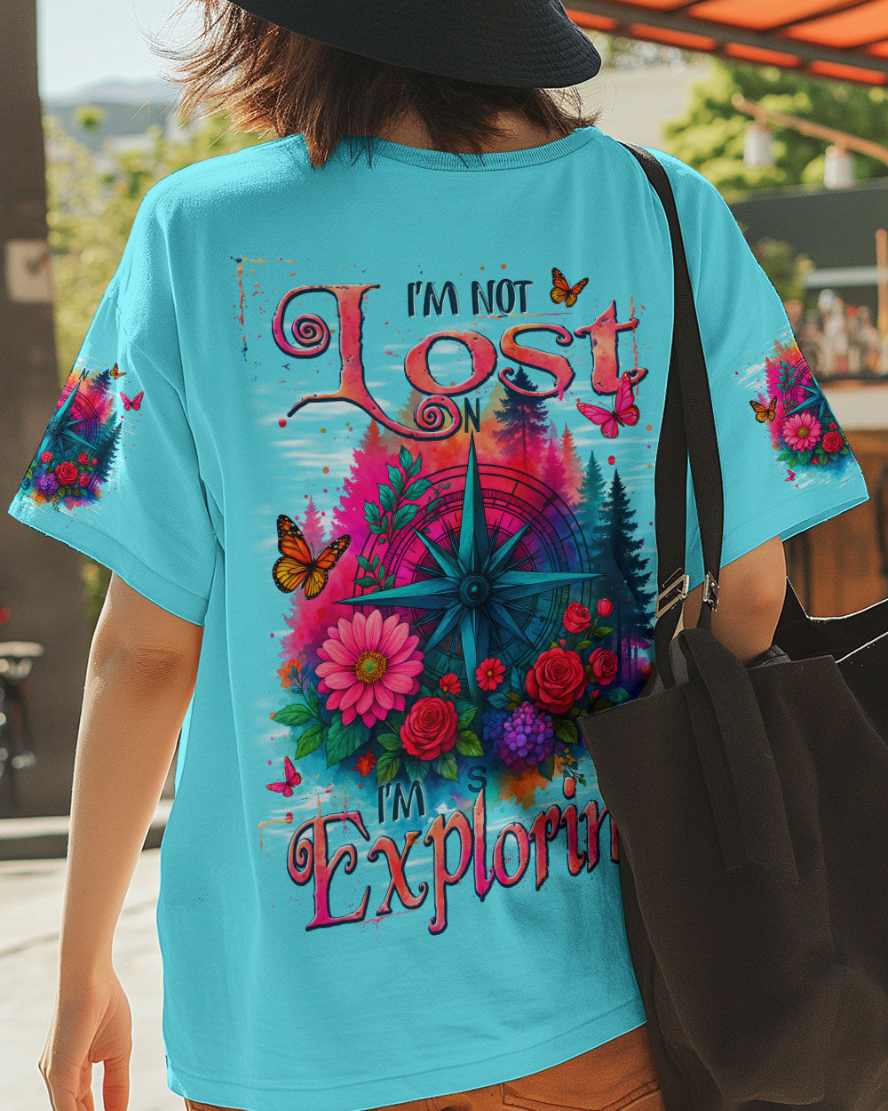 I'M NOT LOST I'M EXPLORING COMPASS ALL OVER PRINT - TYPQ2006253