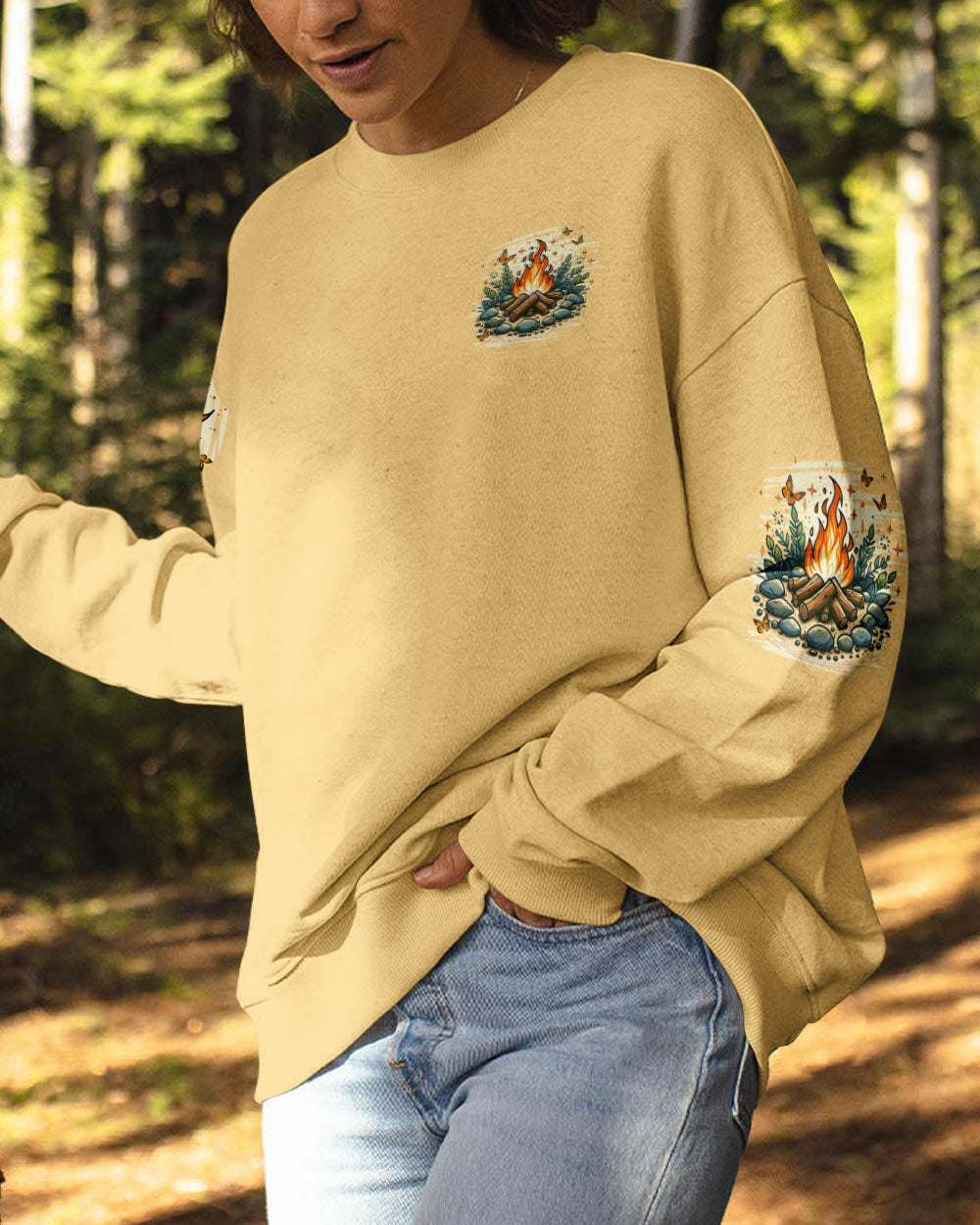 MAKING MEMORIES ONE CAMPFIRE AT A TIME ALL OVER PRINT - TYQY0108254