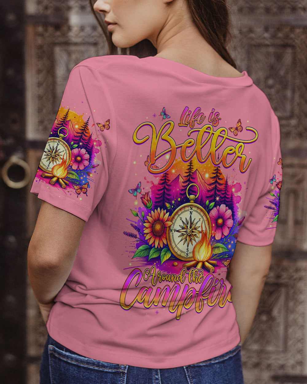 LIFE IS BETTER AROUND THE CAMPFIRE ALL OVER PRINT - TYQY0407242