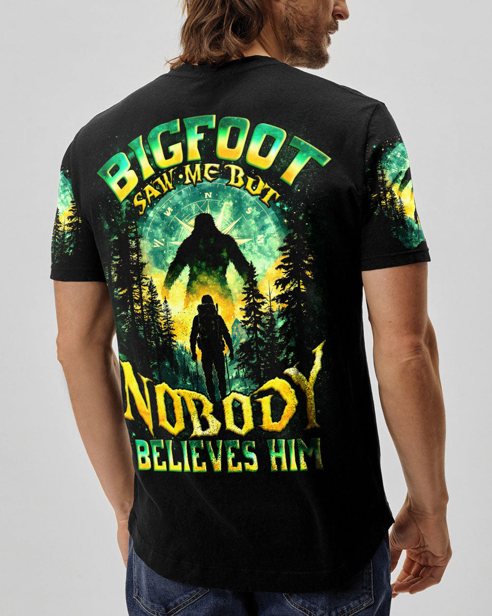 BIGFOOT SAW ME BUT NOBODY BELIEVES HIM ALL OVER PRINT - TYQY0502243