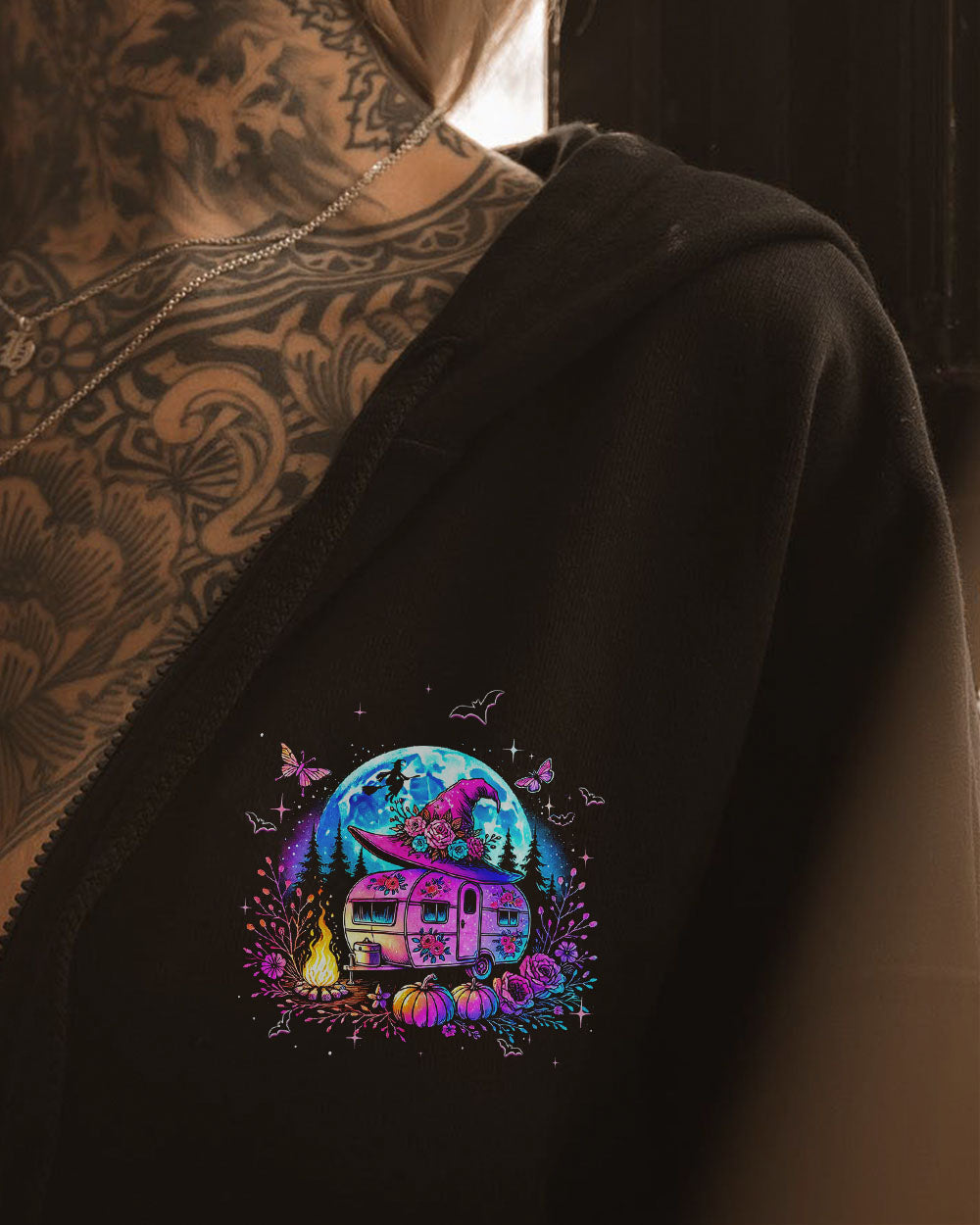 MY BROOM BROKE SO NOW I GO CAMPING HALLOWEEN ALL OVER PRINT - TYQY0508244