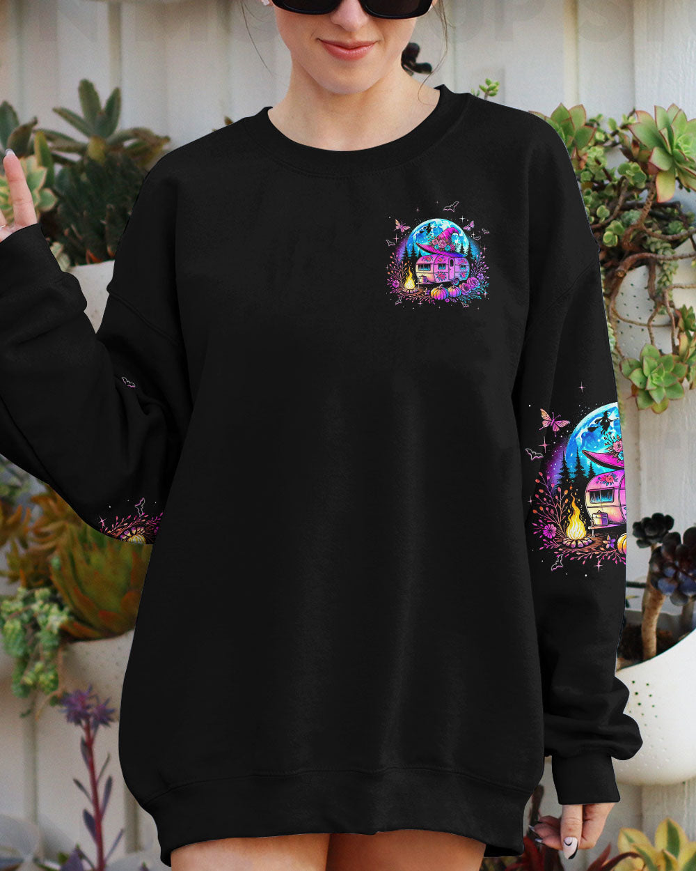 MY BROOM BROKE SO NOW I GO CAMPING HALLOWEEN ALL OVER PRINT - TYQY0508244