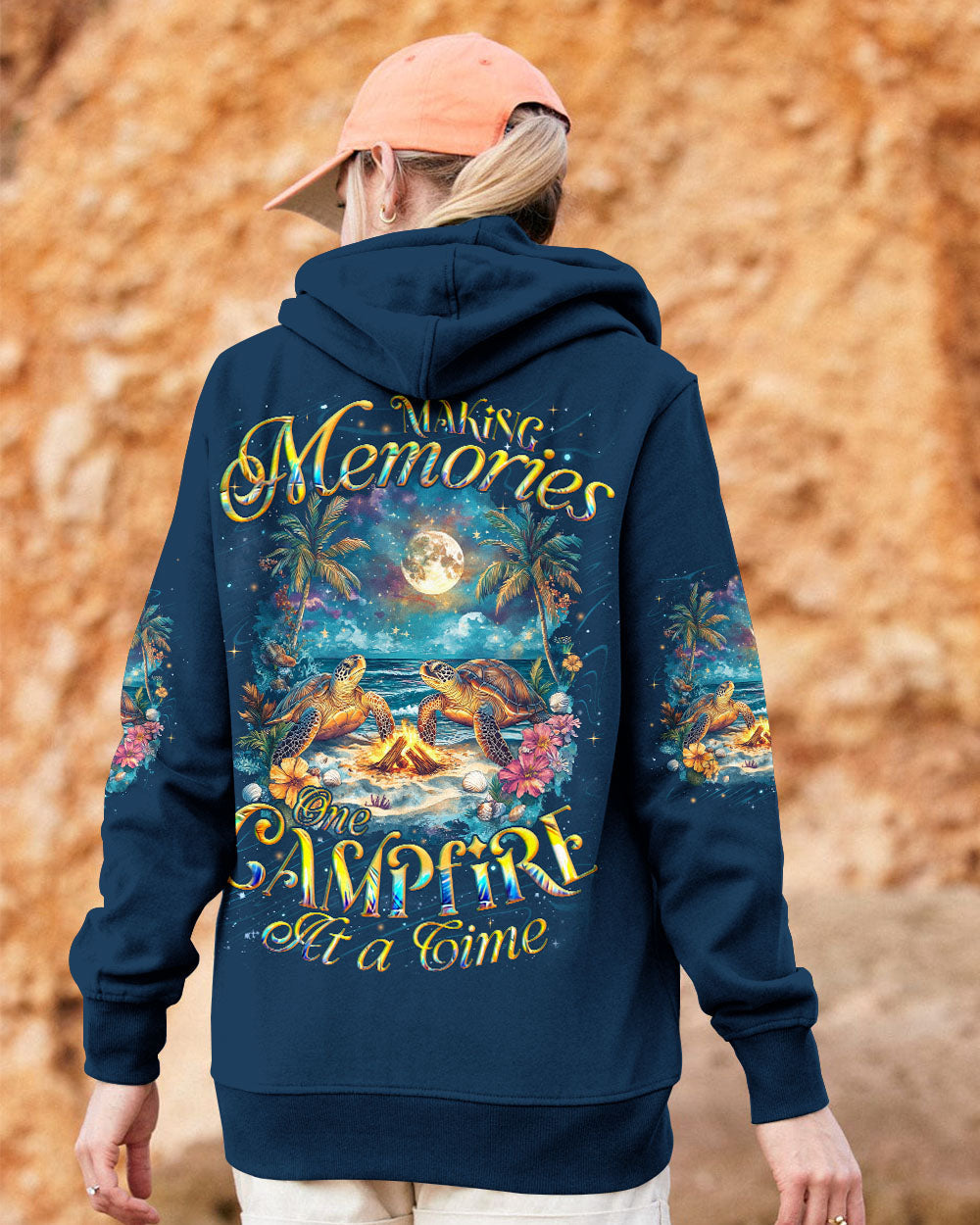 MAKING MEMORIES ONE CAMPFIRE AT A TIME TURTLES ALL OVER PRINT - TYQY0912241