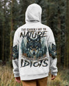 THE CLOSER I GET TO NATURE WOLF ALL OVER PRINT - TYQY1109242