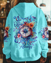 WANDER OFTEN WONDER ALWAYS COMPASS ALL OVER PRINT - TYQY1203253