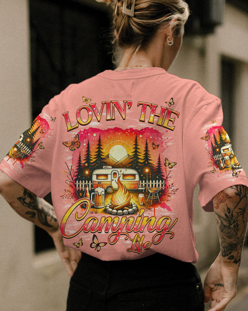 LOVING THE CAMPING LIFE ALL OVER PRINT - TYQY1307244