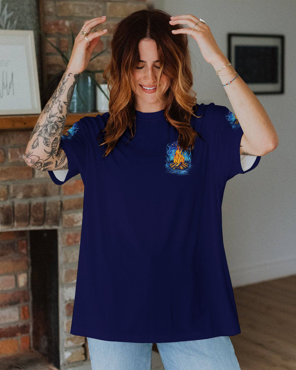 MAKING MEMORIES ONE CAMPFIRE AT A TIME ALL OVER PRINT - TYQY1501253