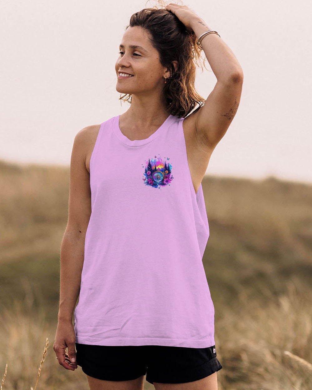 NOT ALL WHO WANDER ARE LOST COMPASS ALL OVER PRINT - TYQY1606254