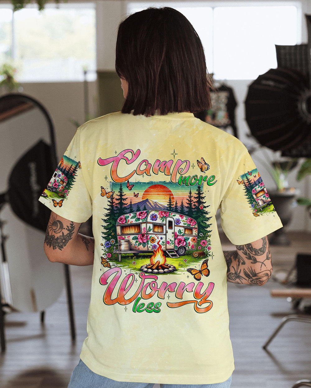 CAMP MORE WORRY LESS ALL OVER PRINT - TYQY1909244