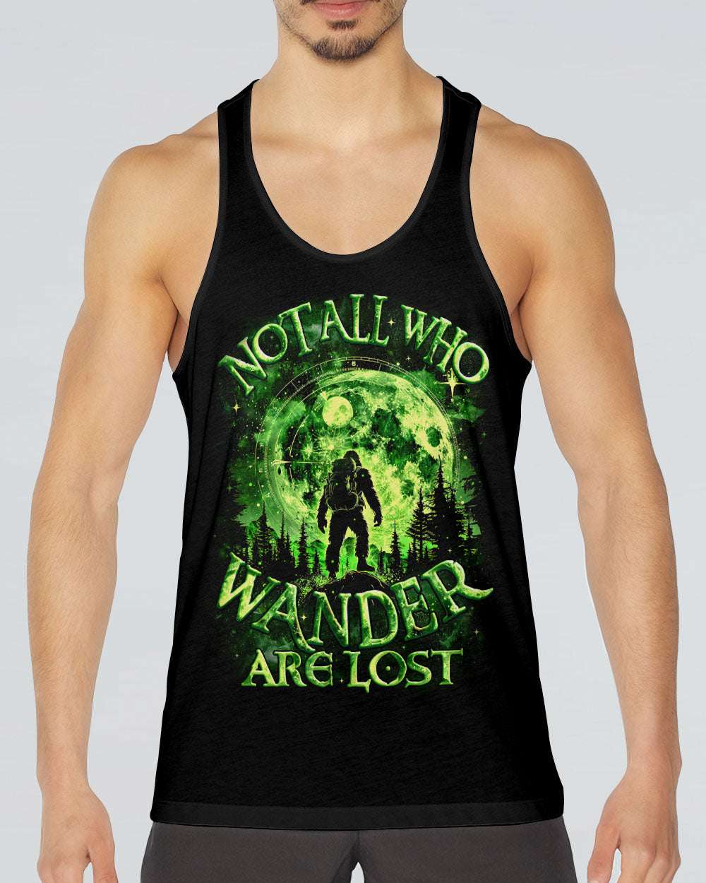 NOT ALL WHO WANDER ARE LOST BIGFOOT ALL OVER PRINT - TYQY2001253