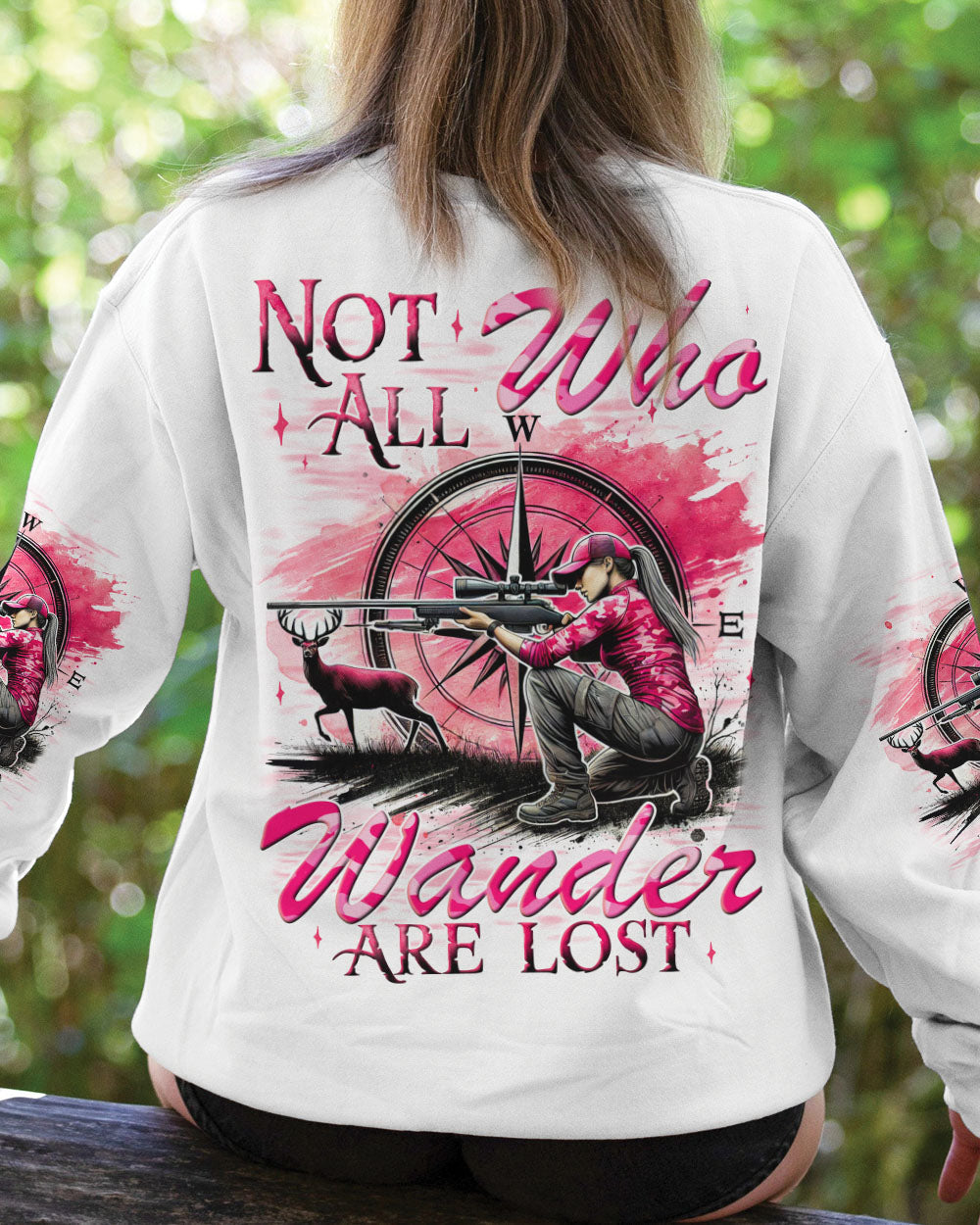 NOT ALL WHO WANDER ARE LOST HUNTING ALL OVER PRINT - TYQY2011244