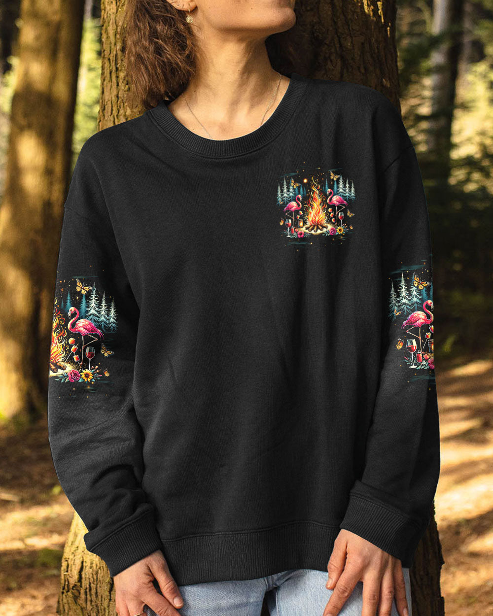 AMAZING CAMPING MEMORIES FLAMINGO ALL OVER PRINT - TYQY2106244