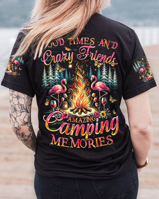 AMAZING CAMPING MEMORIES FLAMINGO ALL OVER PRINT - TYQY2106244