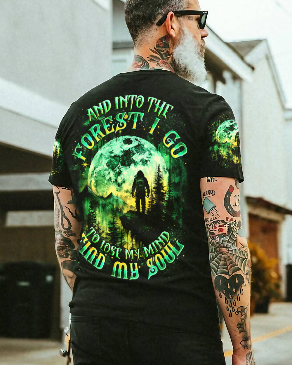 AND INTO THE FOREST I GO BIGFOOT ALL OVER PRINT - TYQY2301252