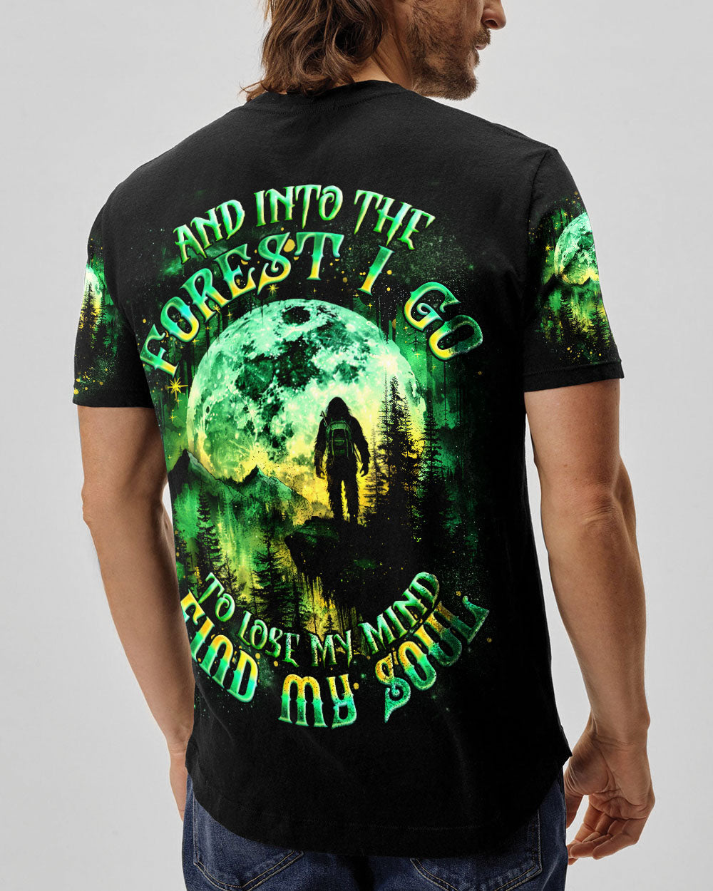 AND INTO THE FOREST I GO BIGFOOT ALL OVER PRINT - TYQY2301252