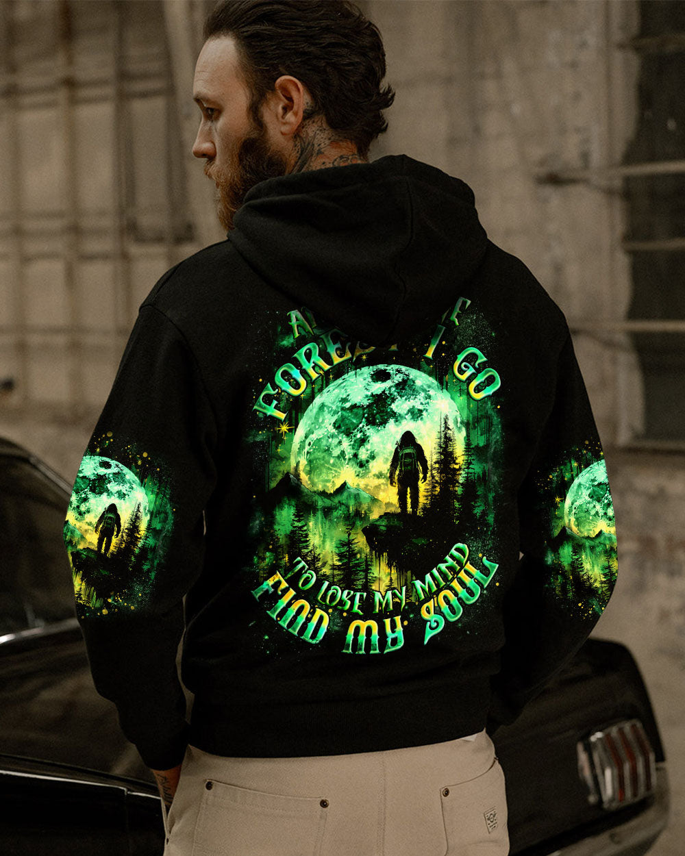 AND INTO THE FOREST I GO BIGFOOT ALL OVER PRINT - TYQY2301252