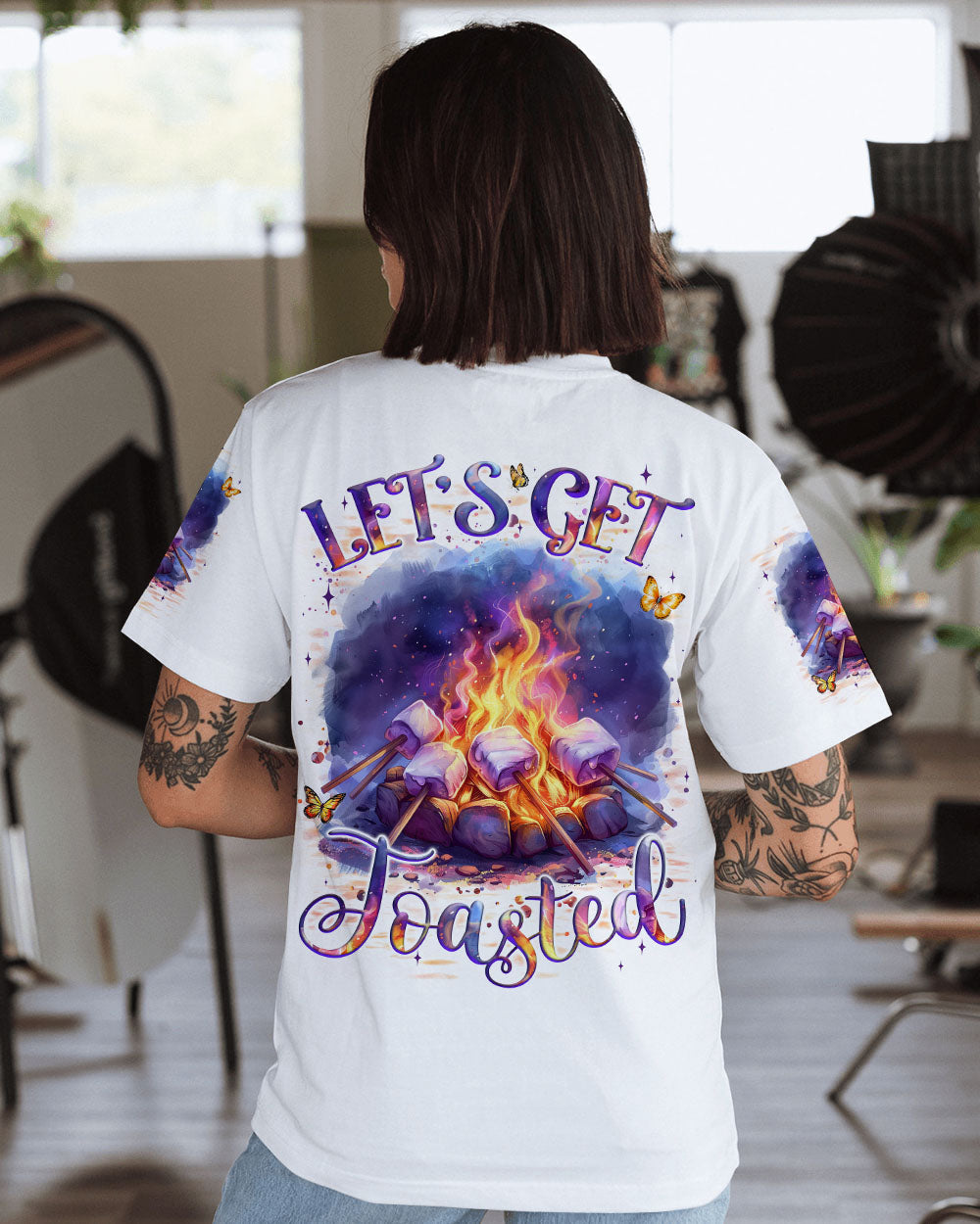 LET'S GET TOASTED ALL OVER PRINT - TYQY2309242