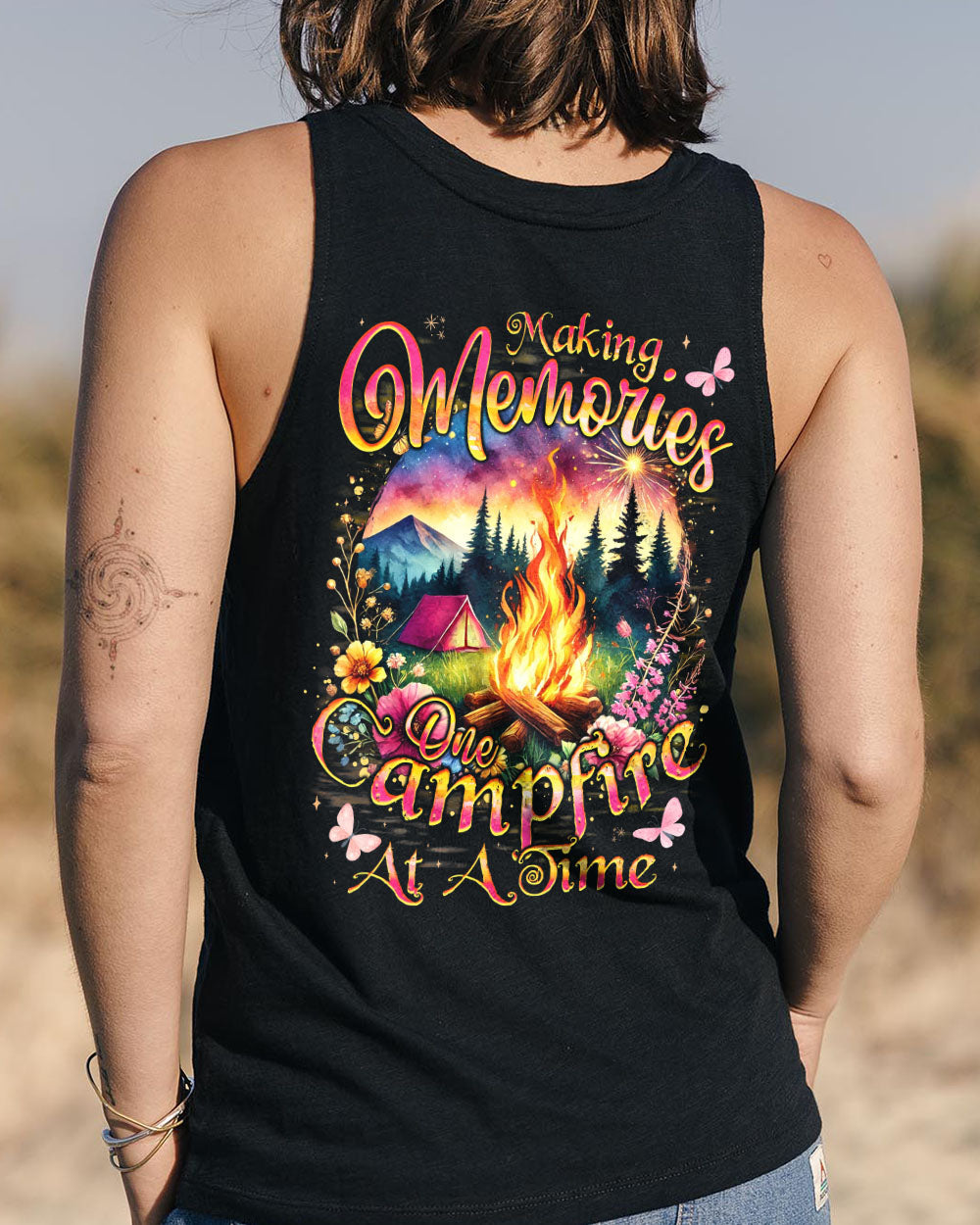 MAKING MEMORIES ONE CAMPFIRE AT A TIME ALL OVER PRINT - TYQY2406245