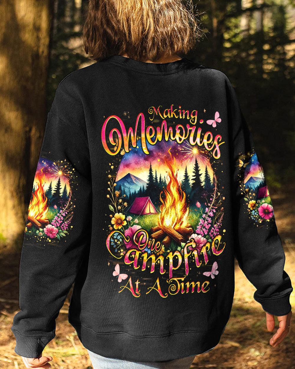 MAKING MEMORIES ONE CAMPFIRE AT A TIME ALL OVER PRINT - TYQY2406245