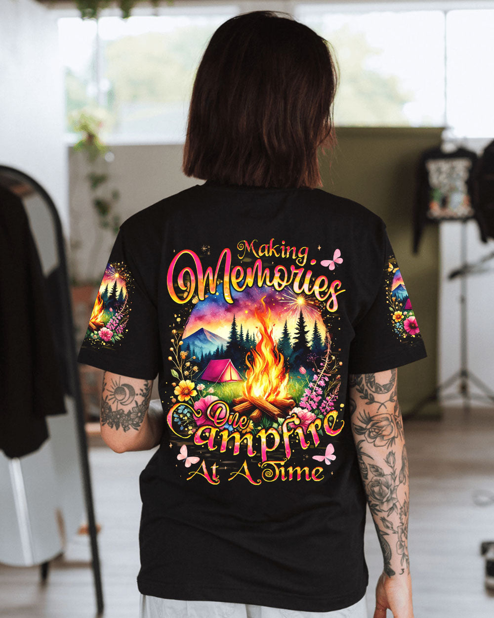 MAKING MEMORIES ONE CAMPFIRE AT A TIME ALL OVER PRINT - TYQY2406245
