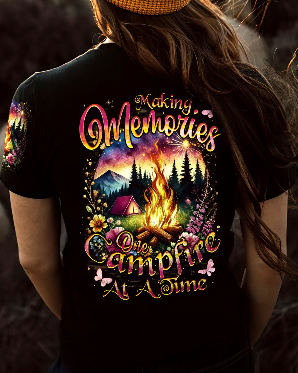 MAKING MEMORIES ONE CAMPFIRE AT A TIME ALL OVER PRINT - TYQY2406245
