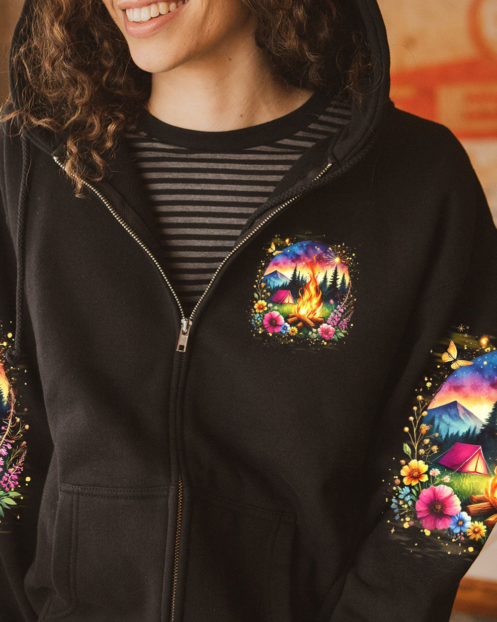 MAKING MEMORIES ONE CAMPFIRE AT A TIME ALL OVER PRINT - TYQY2406245