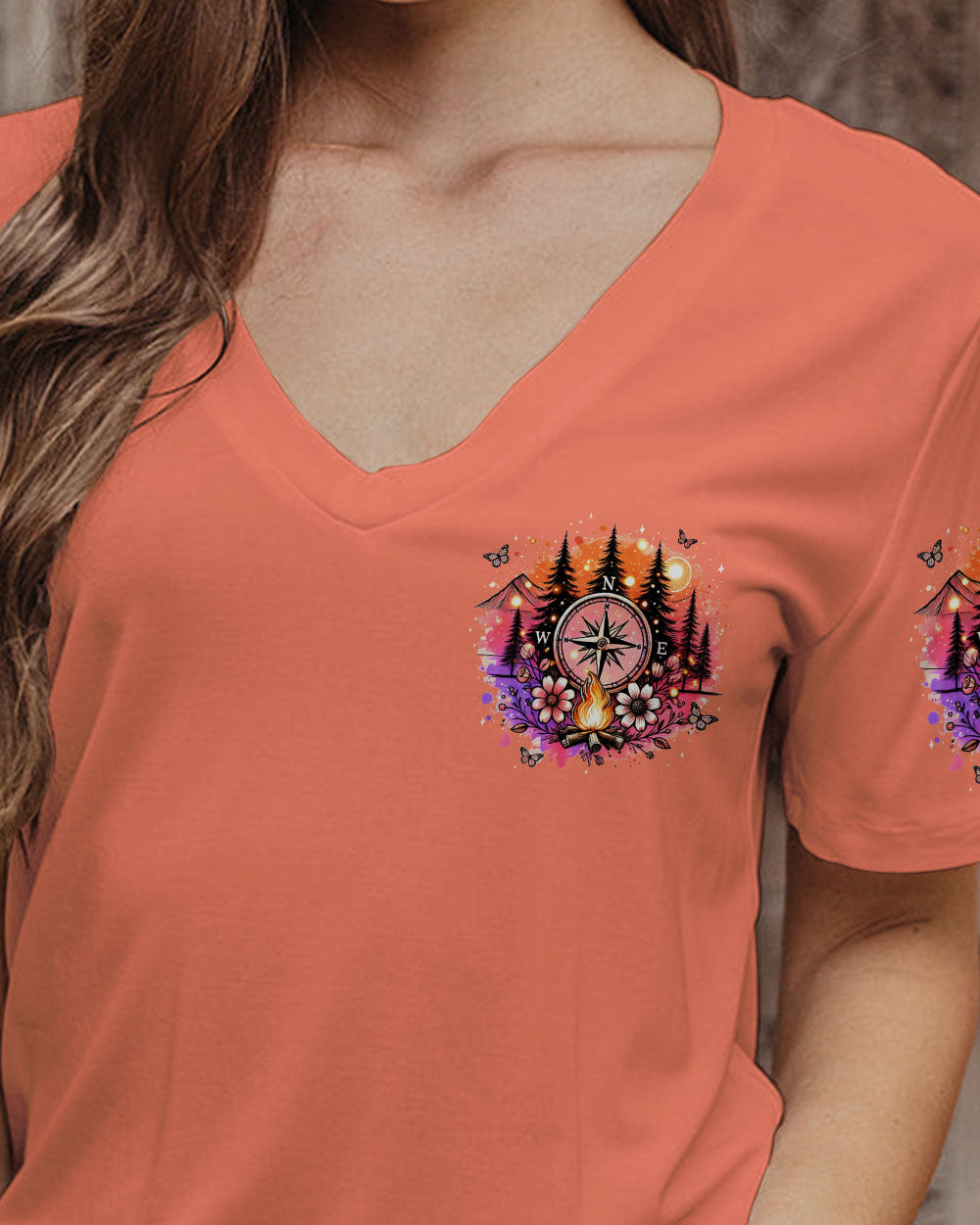 NOT ALL WHO WANDER ARE LOST COMPASS ALL OVER PRINT - TYQY2506244