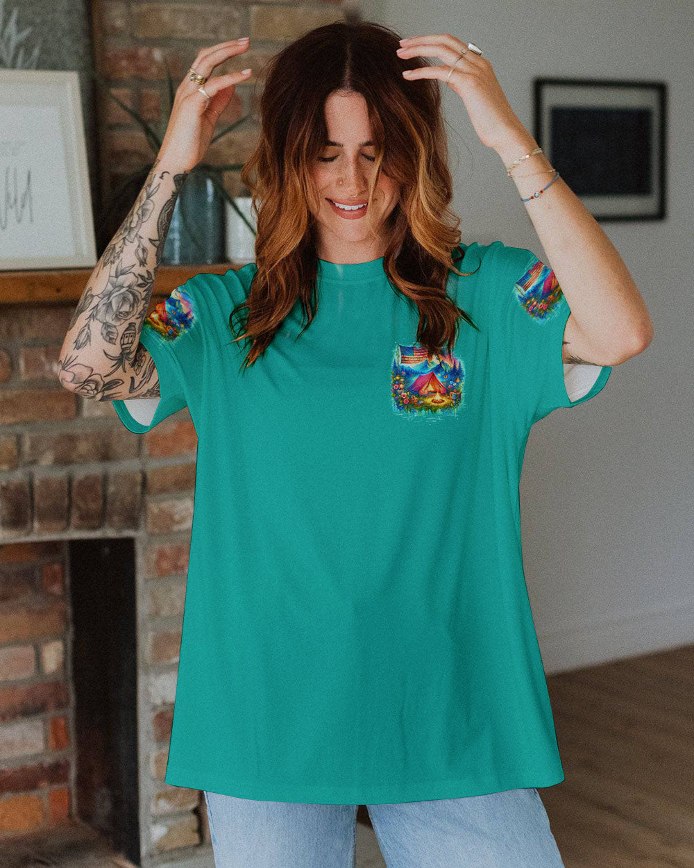 MAKING MEMORIES ONE CAMPFIRE AT A TIME ALL OVER PRINT - TYQY2604243