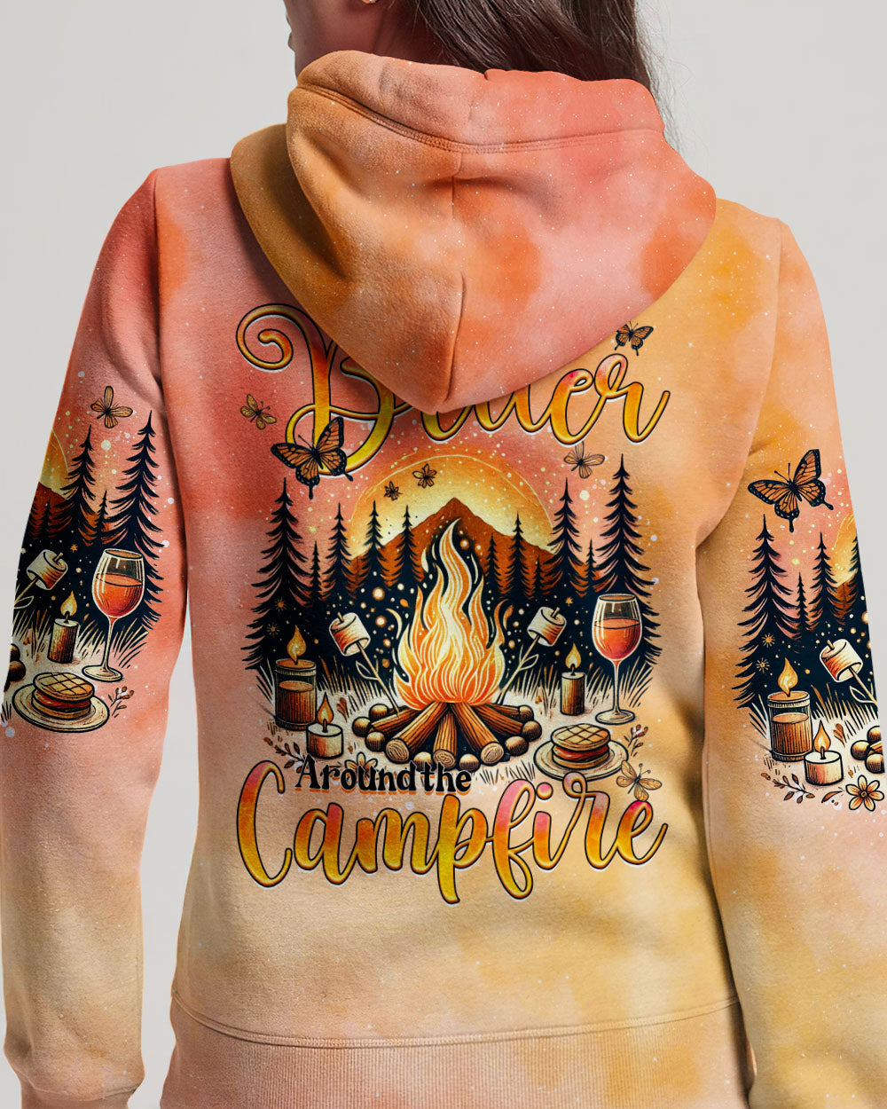 LIFE IS BETTER AROUND THE CAMPFIRE ALL OVER PRINT - TYQY2606242